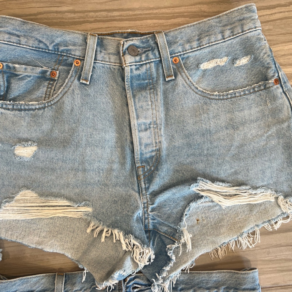 Levi's 501 Denim Shorts - Picture 8 of 13